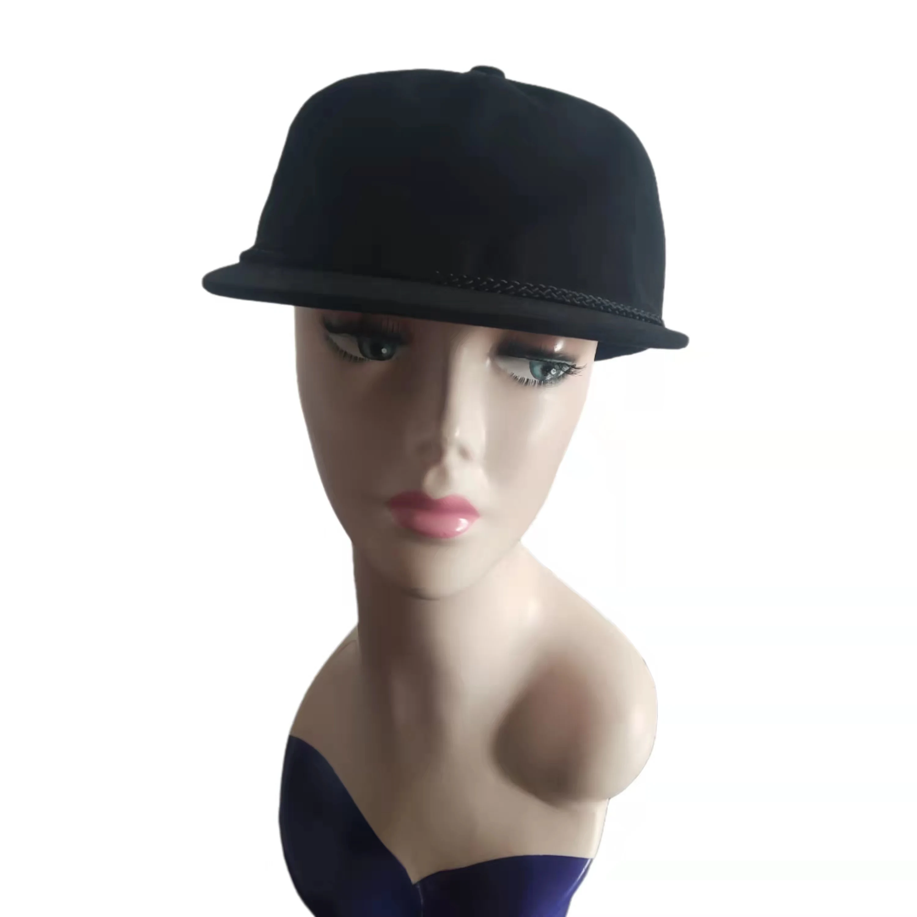 Высококачественная 5-панельная Нейлоновая кепка с логотипом на заказ, плоская неструктурированная хлопковая перфорированная шляпа