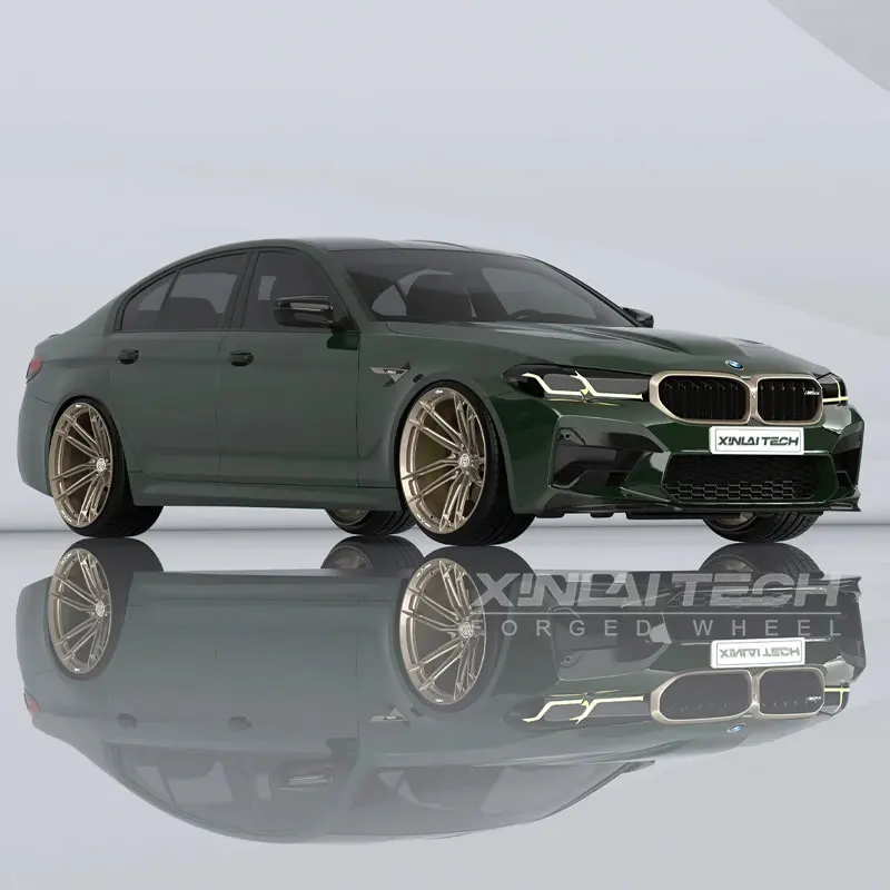 XL Bronze Finished 1-Piece Forged Monoblock Rims 5x112 5x114.3 5x127 Car Aluminum Alloy Wheels for bmw audi Mercedes Wheel - Image 5