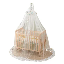 Mosquito Net for Baby Crib with Frame 100% Polyester