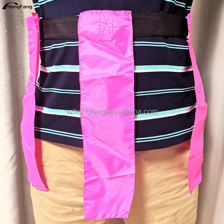 Custom Multipiece Flag Football Belts With Rubber Pop Or Hook Loop