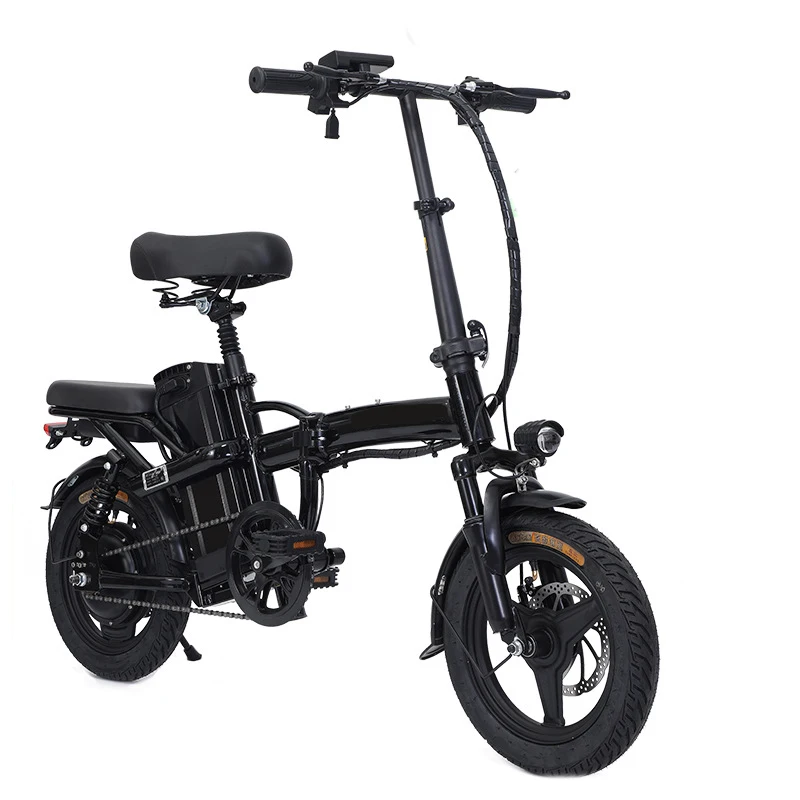 2023 Hot Sale Mini Size Folding Electric Bicycle 400W 48V 14 Inch Electric City Bike Foldable Electric Bike