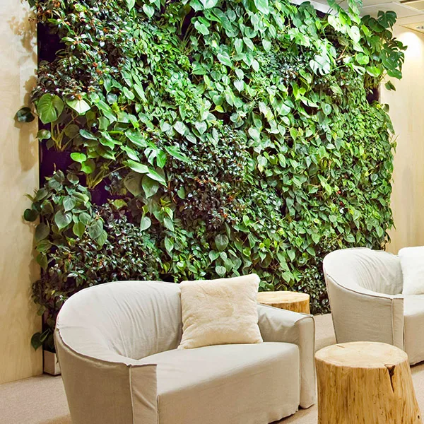 Plastic Green Wall Panels Artificial Hedge Fence Backdrop Grass Outdoor Green Wall