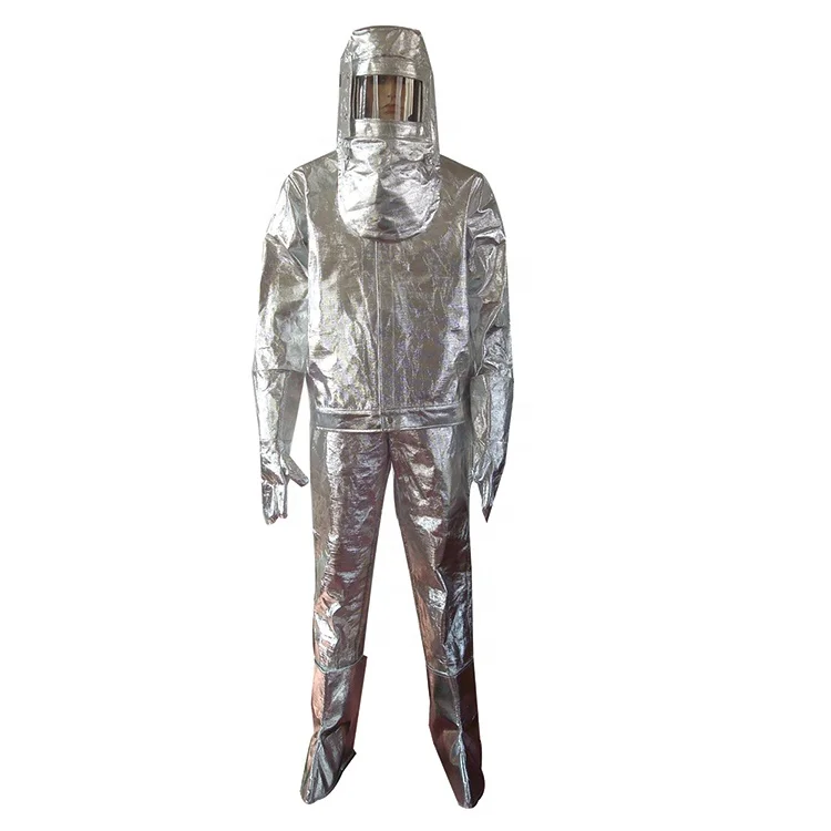 Aluminized High Temperature Protection Aramid Fabric For Fire ...