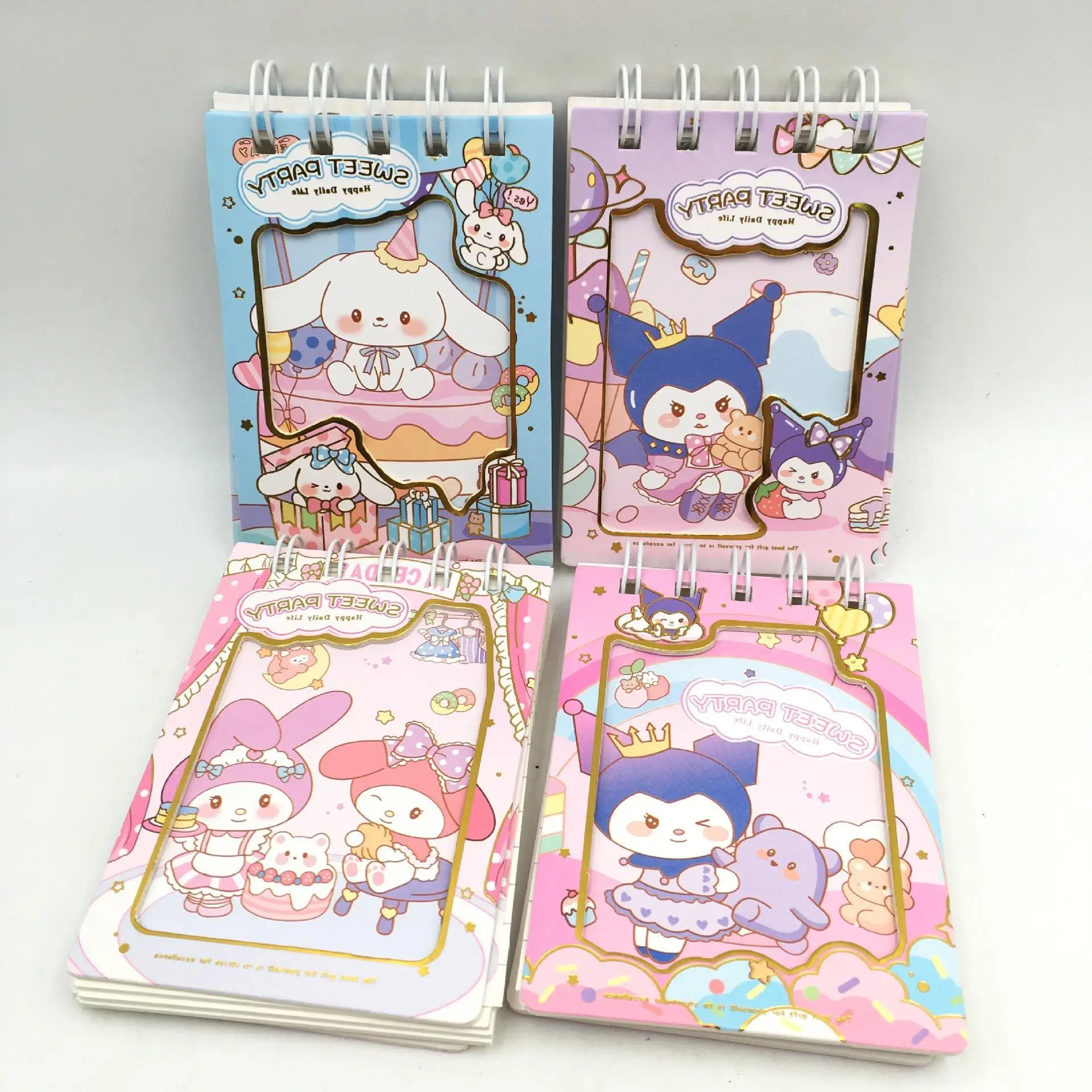 San-rio Kuromi Mymelody Cinnamoroll Notebook San-rio Series A7 Upturned ...