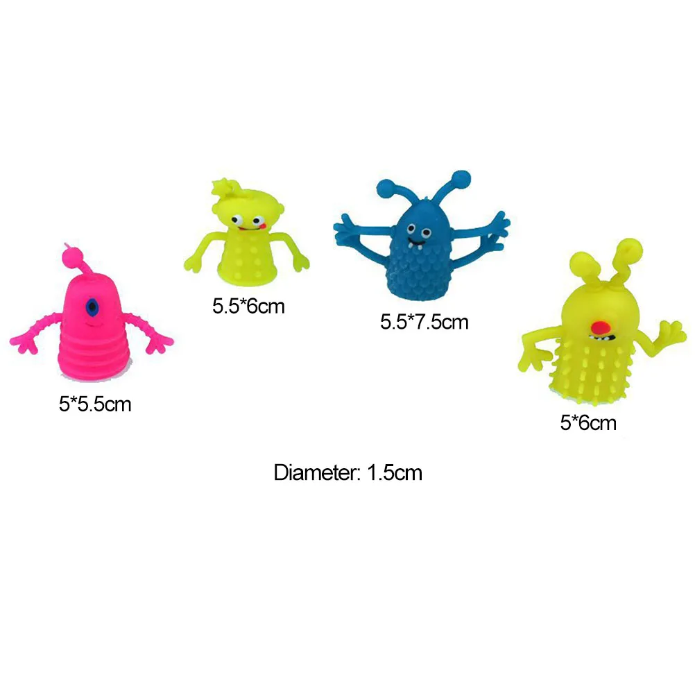 Lot De 30 Mini Marionnettes à Doigts En Caoutchouc – Petites Mains Droite/Gauche – Jeu De Rôle, Farce, Spectacle – Cadeau Enfant Et Adulte