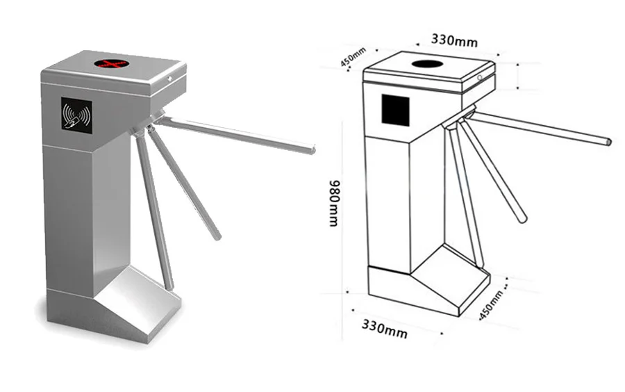 Super Quality Competitive Price Accepted Customized Price RFID Tripod Turnstile  for Sale