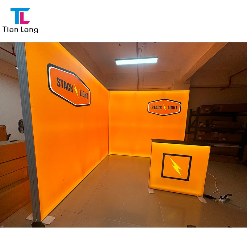 SEG-LED advertising light box exhibition light box 10*8 feet wall standing frame Tradeshow Exhibition Booth Display