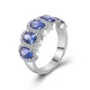 10K White moissanite diamond ring