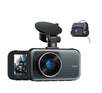 3 Inch HD 4K Dash Cam Front and Rear 1080P Backup Camera for Car Parking Monitoring  WIFI Car DVR Recorder