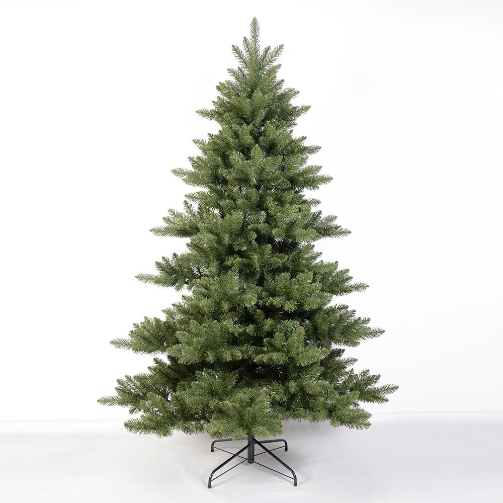New Arrival Luxury High Quality 120 to 300cm Green PVC Christmas Tree Natural Shape for Xmas Festive Decoration