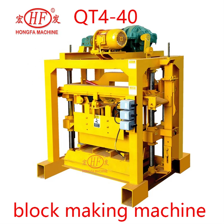 Cement Paver Block Brick Making Production Machine Factory Price New Automatic Concrete Block with siemens Motor in Libya