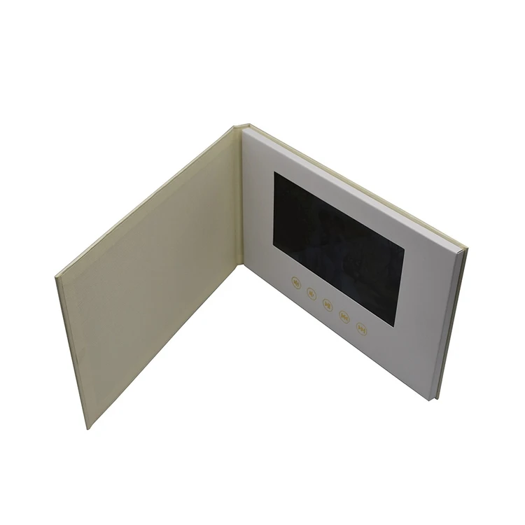 Customized Digital Video Book Our Wedding Greeting Card 7 Inch Hd Ips