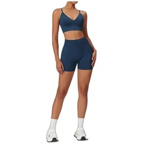 Seamless Shorts Women High Waist Yoga Workout Gym Fitness Running Training Sport Shorts