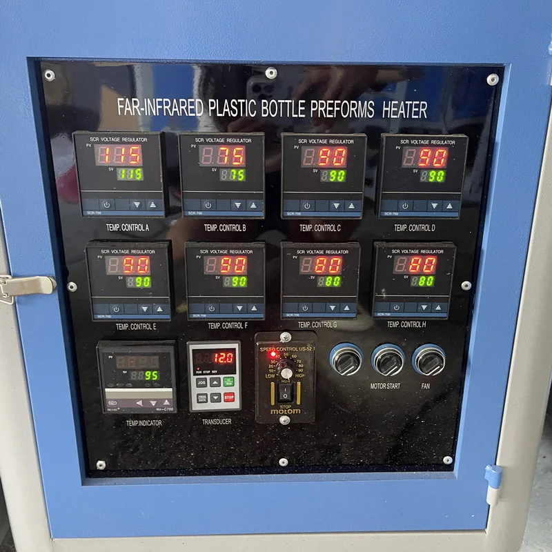 Semi-Automatic 5L Blowing Injection Molding Machine for PET Bottles Processing PP Plastic Core Pump Motor PLC Engine Bearing