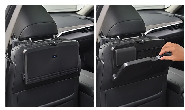 Multi-Use Car Food Tray and Dining Table Foldable Rear Seat Cup Phone Holder Travel Laptop Tray Business Style for Cars