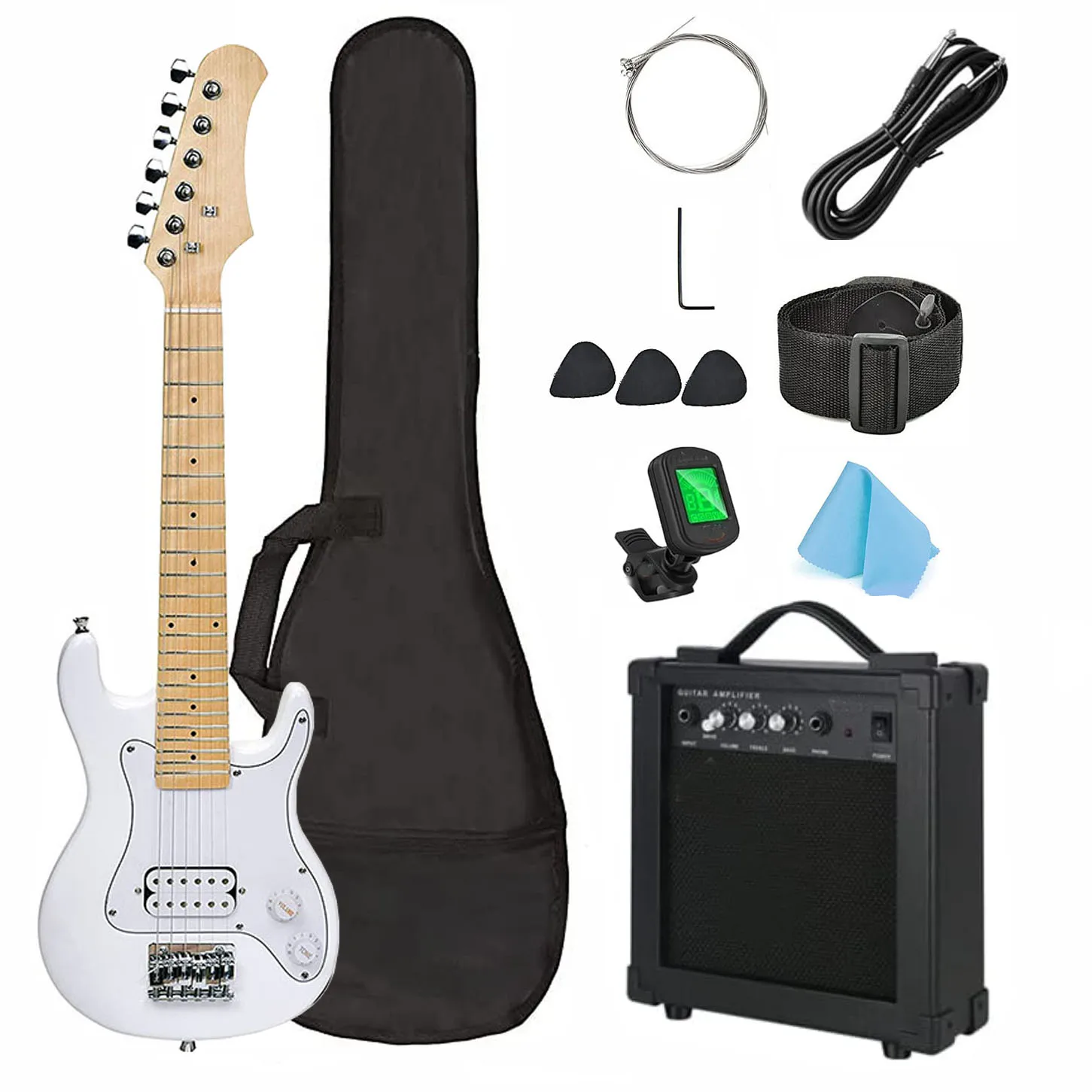 30 Inch Electric Guitar for Kids/beginner With Complete Kit Good Amplifiers