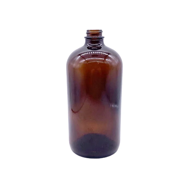 Download Large Capacity 32oz 1000ml Amber Boston Round Glass Bottle Buy Boston Bottle Essential Oil Bottle Large Bottle Product On Alibaba Com