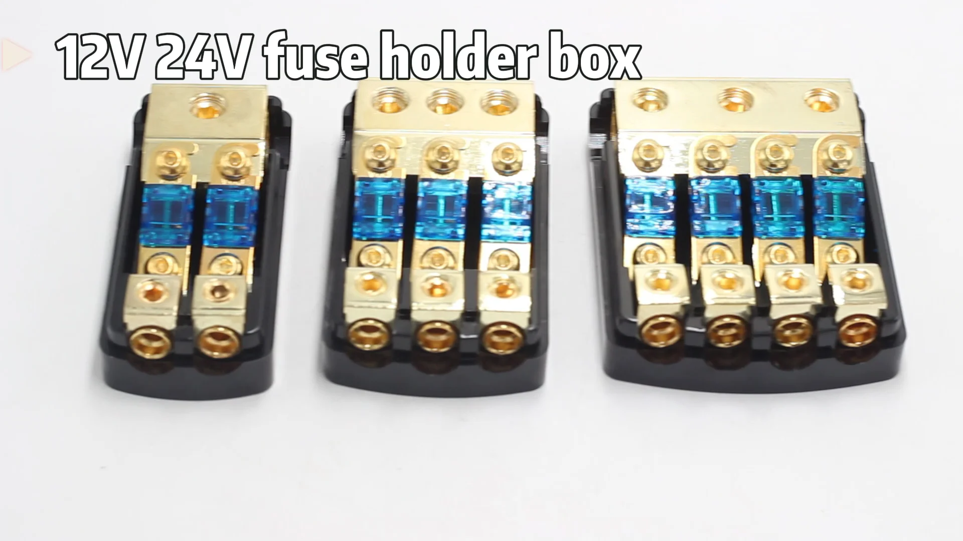 60amp Mini Anl 2 Way Fuse Holder Distribution Block Afs Fuse Bolt