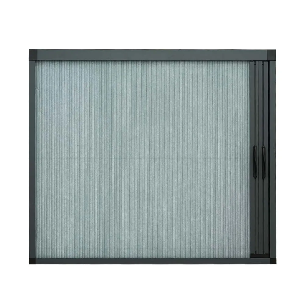 Custom Sunshade and Anti Mosquito Screen Pleated Mesh Insect Screen Full Shading Fabric for Window