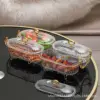 Transparent four-piece set