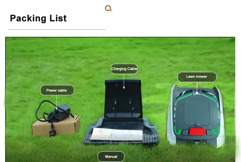 High Quality Intelligent Satellite Navigation Lawn Mower Robot For