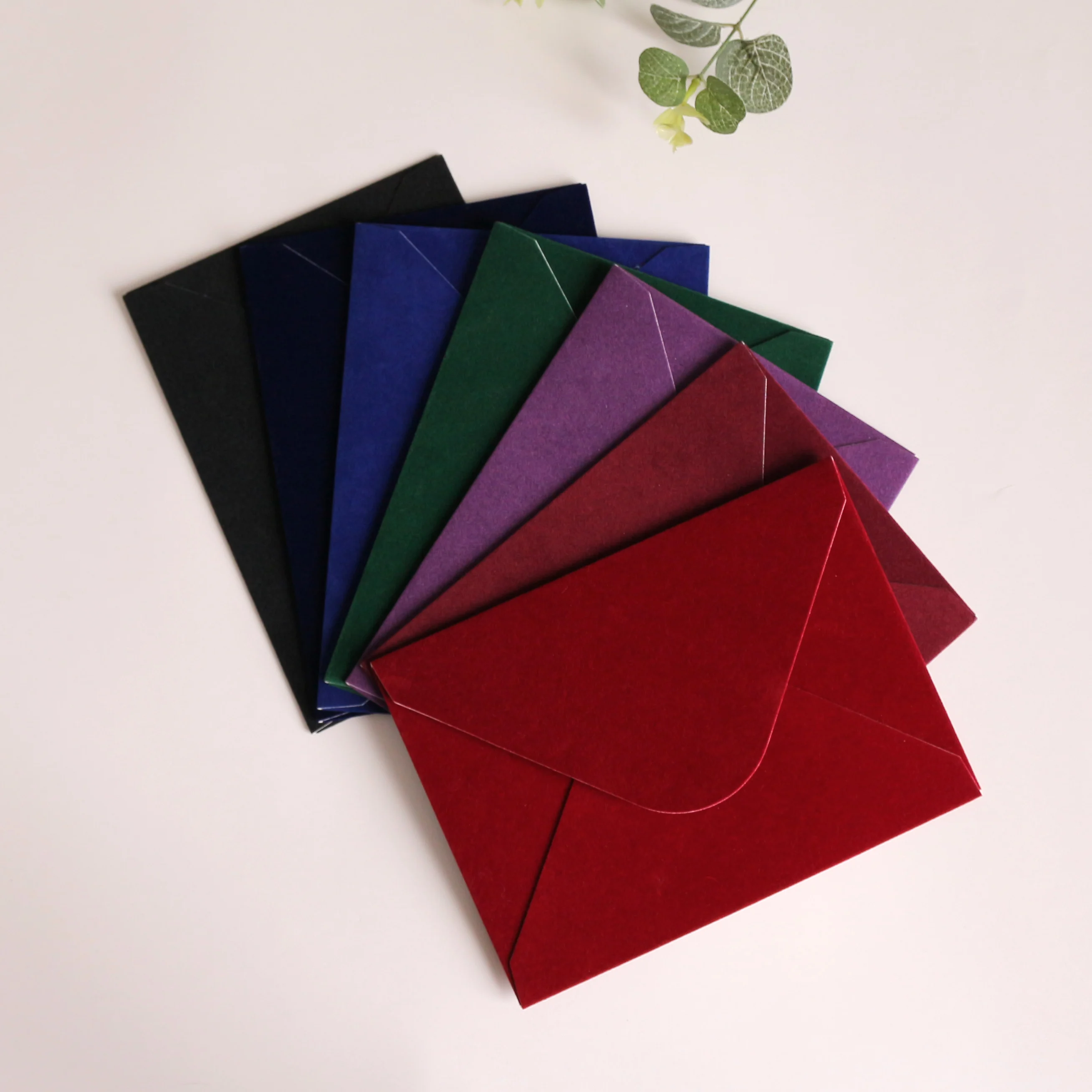 定制颜色天鹅绒信封喜帖 - buy velvet envelopes,velvet envelopes
