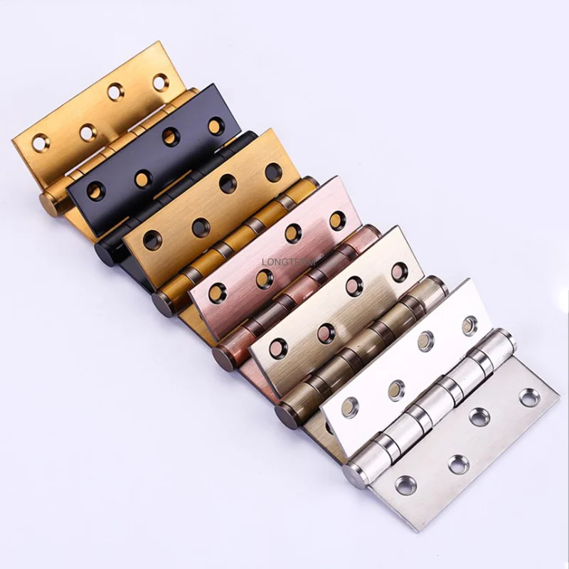 Factory Price Hardware Accessory Stainless Steel High Quality Iron Metal Round Corner Spring Door Hinge Flush Hinge for Window