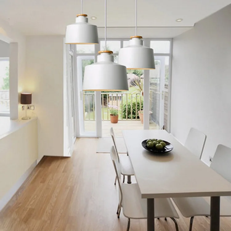 Nordic vintage pendant kitchen lights pendant fixture home lighting modern hanging industrial metal pendant light