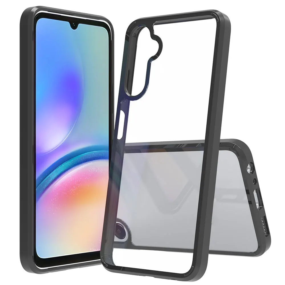 Coque de téléphone claire pour Samsung Galaxy A05S Coques Design de luxe Anti-rayures Tpu Pc Résistante aux chocs 2 en 1 Transparente Sjk317  