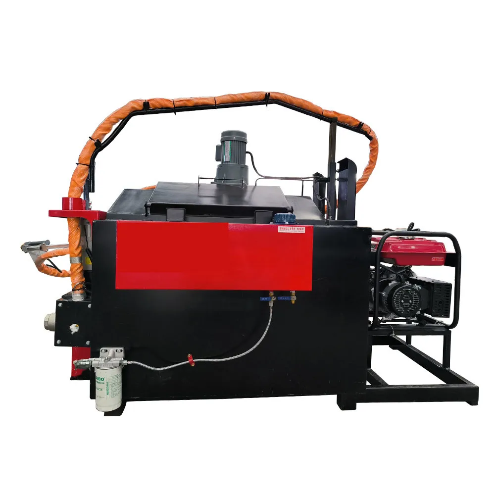 Hand push Asphalt crack Sealant heating cart for road pavement repair process