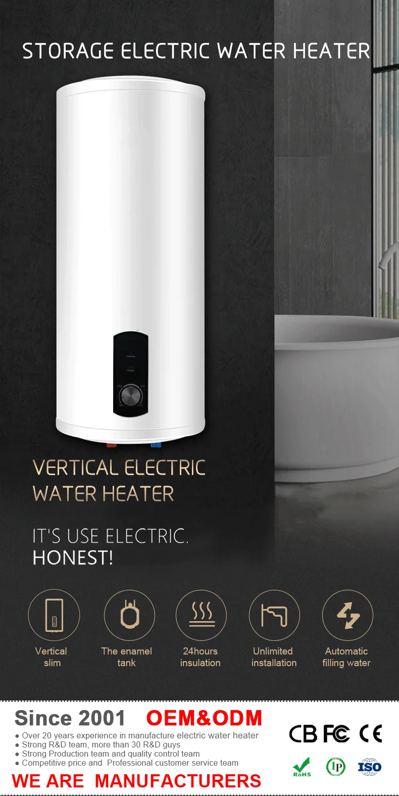 Anto Water Heaters Manufacturers Wholesale High Quality Water Heater