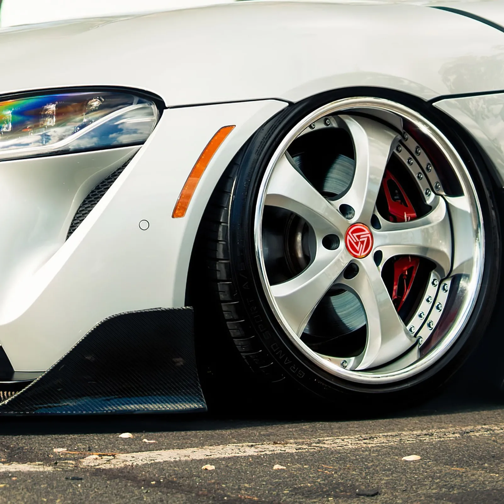 XL 2-piece Deep Dish Deep Lip Custom Concave Forged Wheels 5x112 5x120 5x114.3 Wheels 18 19 20 21 22 Inch Racing Car Wheel - Image 1