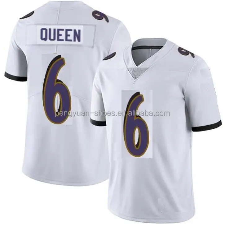 Best Quality #8 Lamar Jackson #89 Mark Andrews #9 Justin Tucker #44 Marlon  Humphrey #6 Patrick Queen Stitched Football Jersey Buy Lamar Jackson