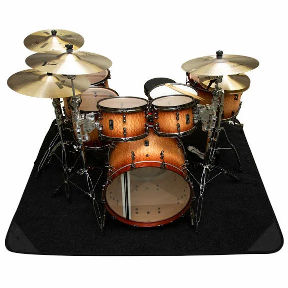 Новый дизайн, прочный нейлоновый печатный логотип, электронный барабанный коврик для музыкальной комнаты