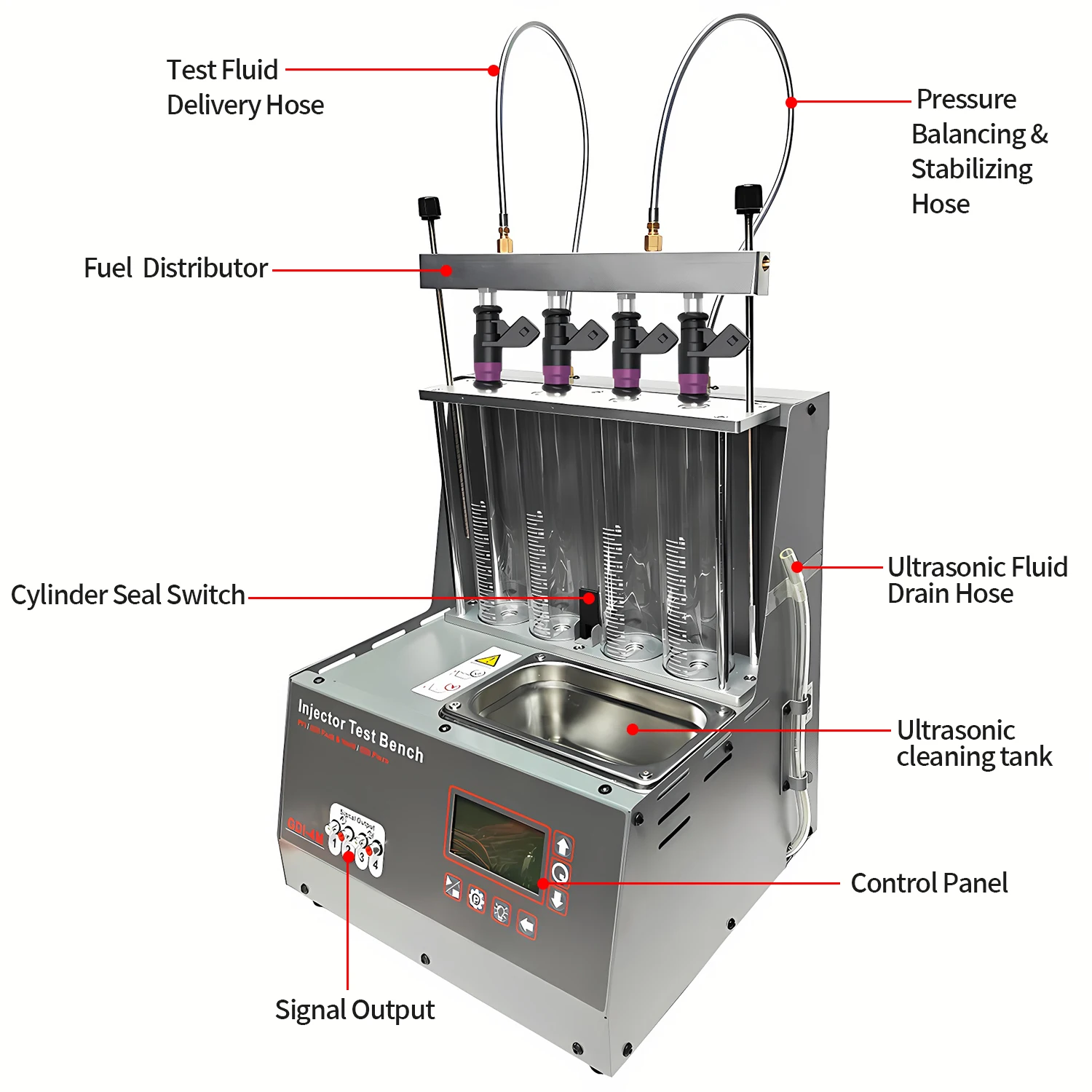 Automotive Injector Ultrasonic Cleaning Equipment GDI Injector ...
