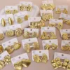 Estilo de lote mixto - Pendientes de acero inoxidable