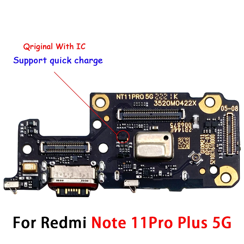 Connecteur De Charge Pour Xiaomi Redmi Note 11 Pro 5G - Pièce De Rechange Neuve - Générique