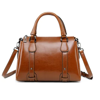 High quality women's bags 2020 new fashion genuine leather handbags cowhide ladies shoulder handbags