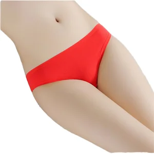 Wholesale Women Mid-Rise Plaid Thongs Modal/Cotton Breathable Comfortable G-String Intimate Lingerie