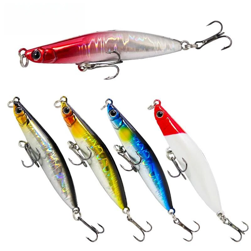 Hot Sell Monster Shot Sinking Minnow Fishing Lures 6.6cm 8.5g Artificial  Baits Saltwater Lures Rolling Action Pesca Fishing