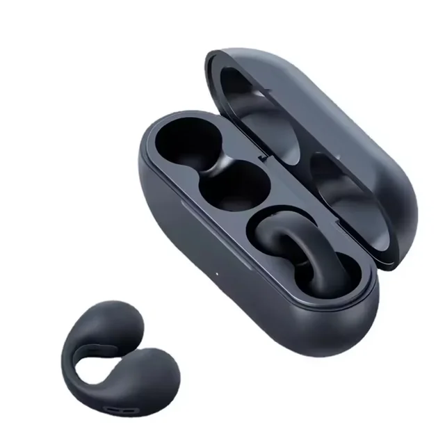 Best Bone Conduction Earbuds Earphones V5.2 Ear Clip on Ear Earring Wireless Earphone Headsets Ear Hook