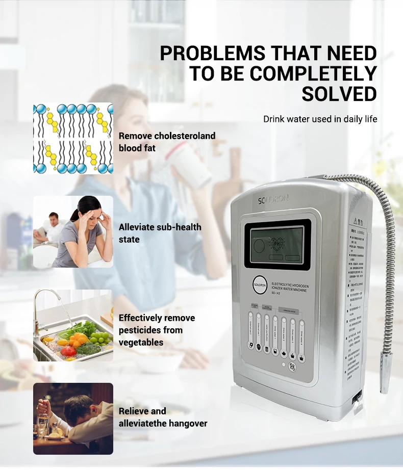 Japan Ionized Water Filter Electrolyzed Portable Hydrogen Water Ionizer