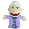 Marioneta de mano de abuela de medio cuerpo