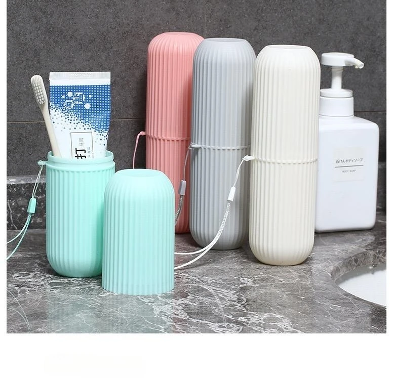 Wholesale Portable Plastic Toothbrush Toothpaste Storage Box Travel