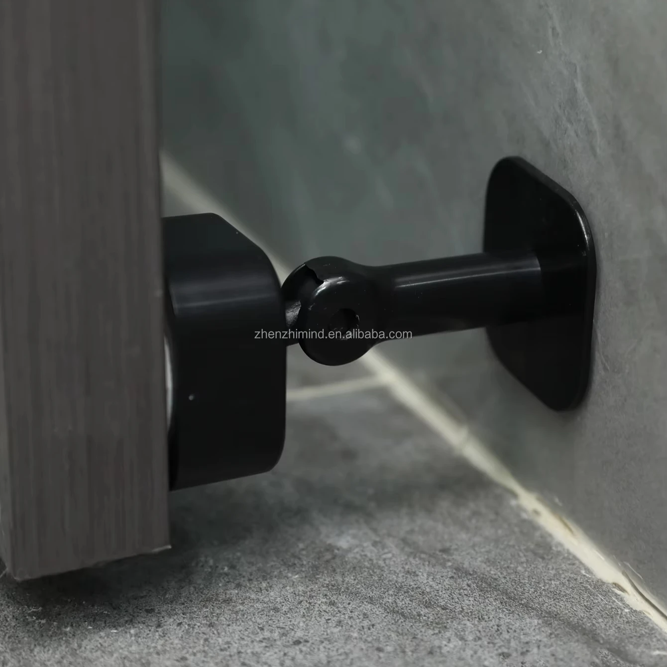 Dual-Purpose Plastic Draft Stopper Anti-Collision Room Door Accessory Rotatable Horizontal Vertical Design Easy Installation