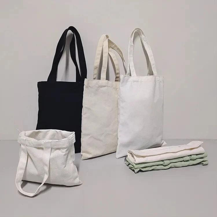 Cotton Canvas Reusable Tote Bags Wholesale