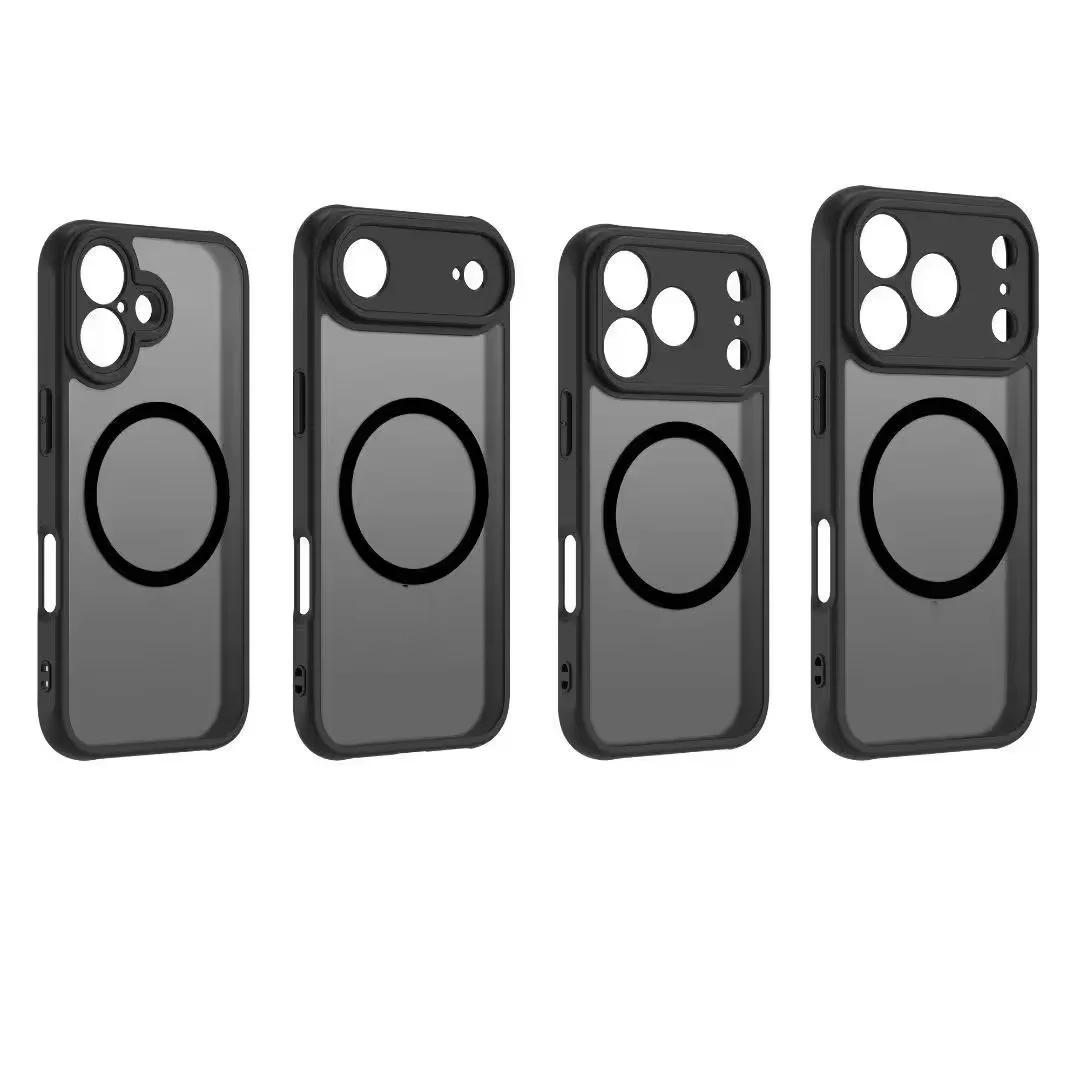 product laudtec oem design protective cover skin feel matte 20 tpu pc magnetic phone case for iphone 17  for apple 17 pro max 2025 air-2