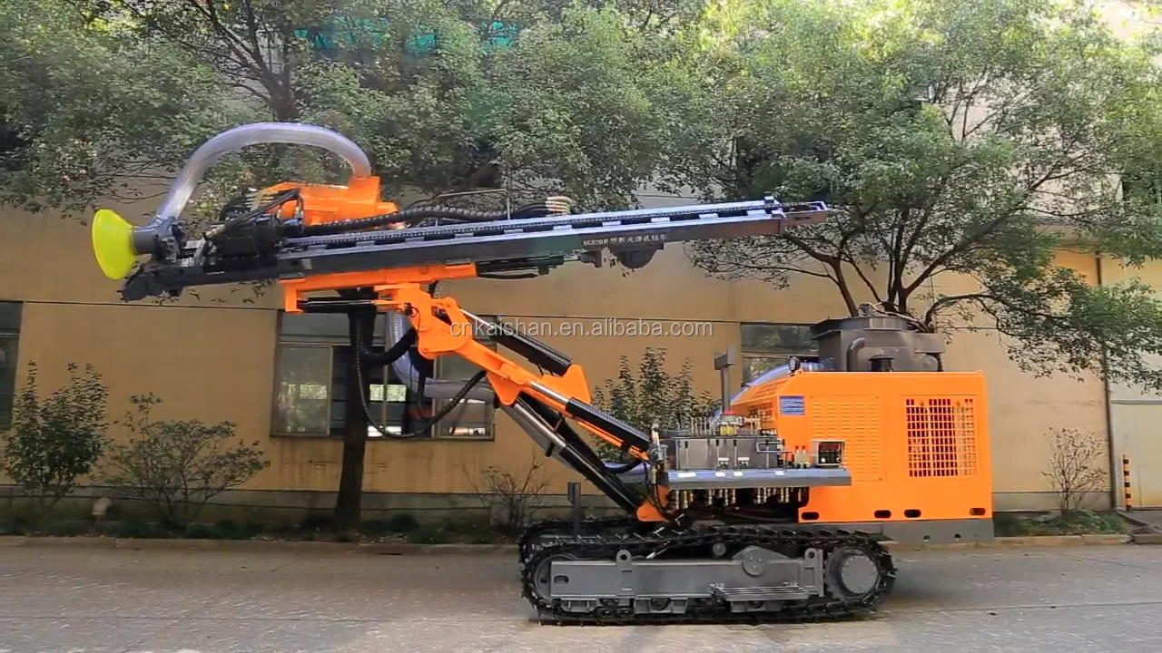 Kg520 Pneumatic Hydraulic Mine Drilling Rig Dth Drill Rig For Sale ...