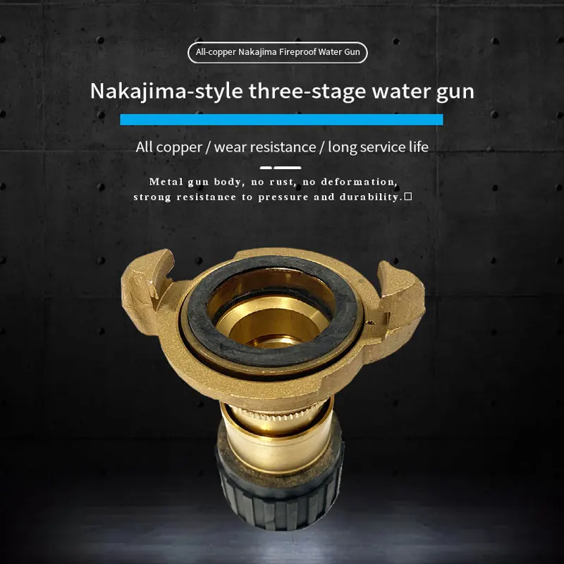 Impa 330831 Marine Fire Nakajima 3 Stage Water Gun Fog Nozzles 3