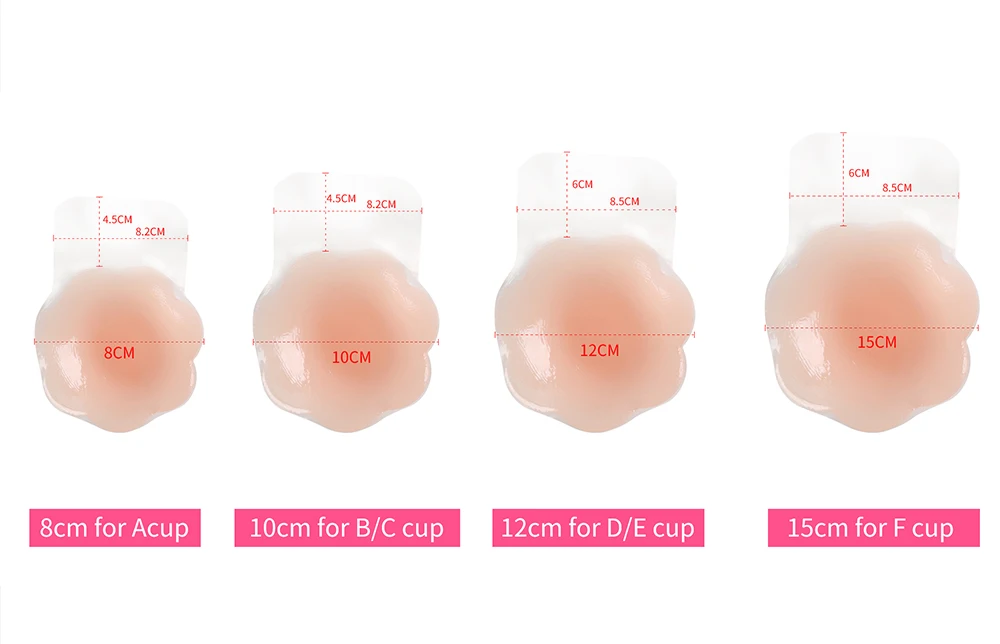Nipple Bra Invisible Strapless Bra Push up Pasties Adhesive Silicone Nipple Covers